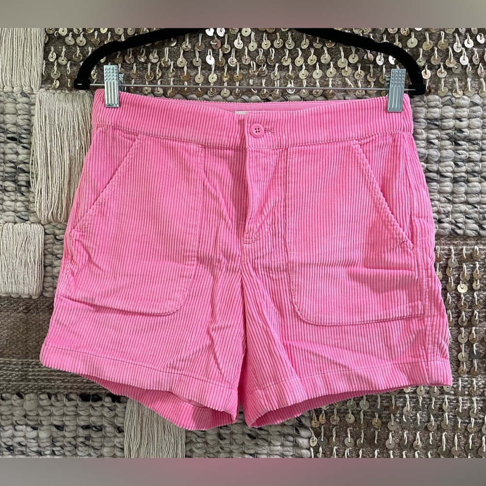 NWT J Crew corduroy vintage surf-style shorts pink sz 2